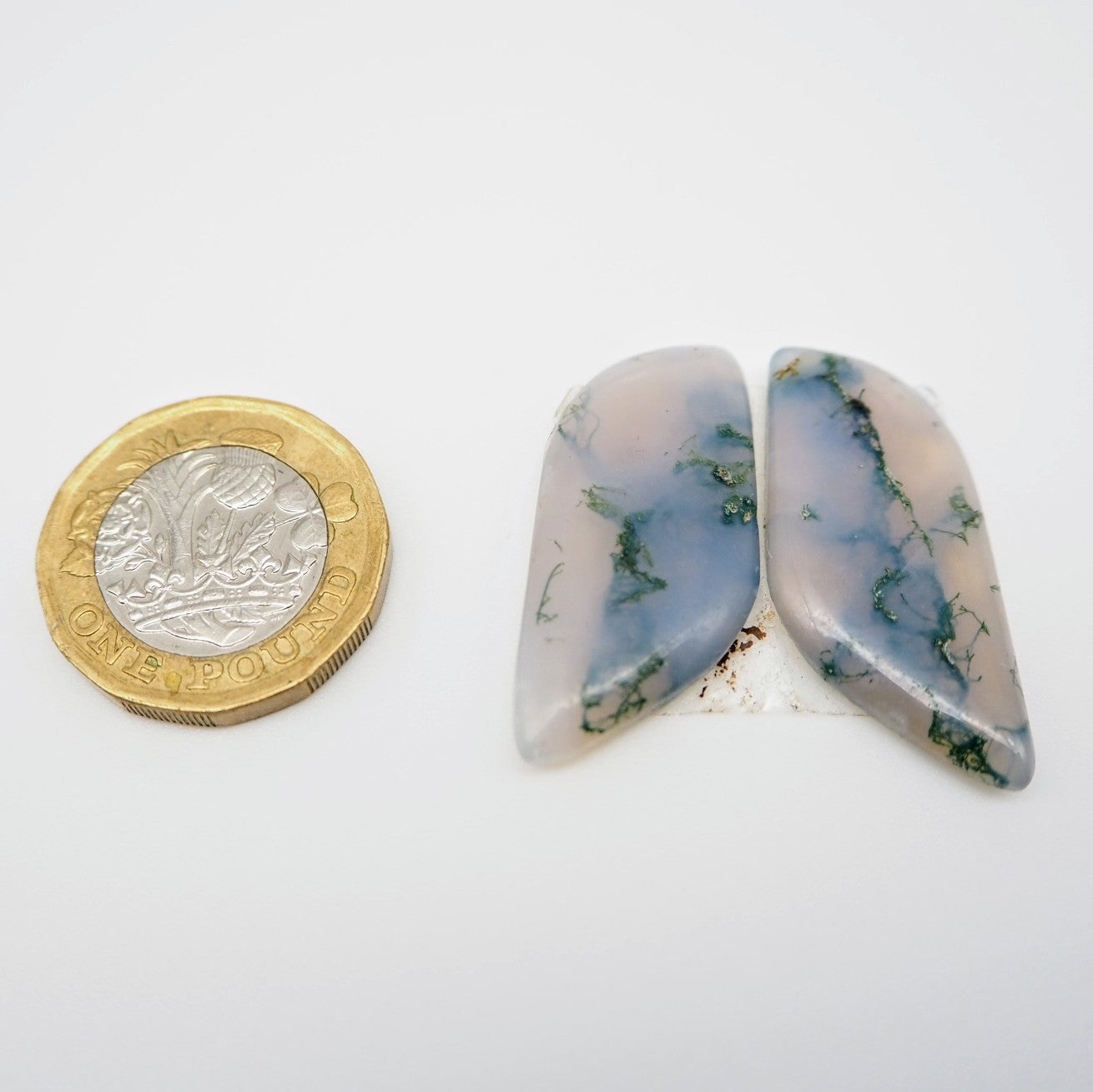 Moss Agate Pairs
