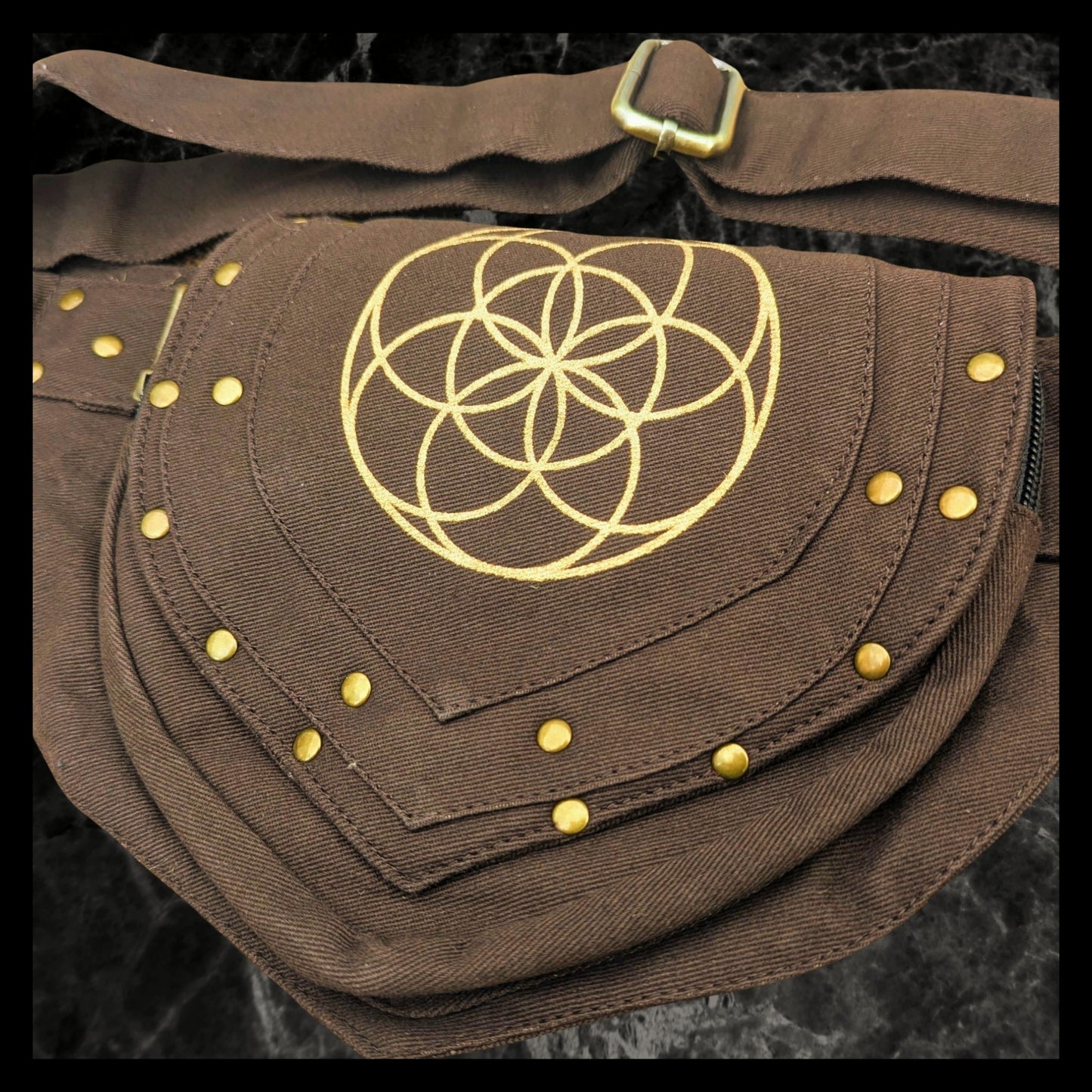 Flower of Life Medium Beltbag