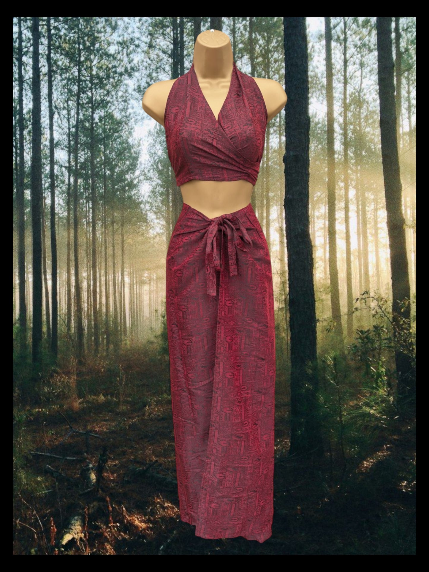 Silk Two-Piece Set