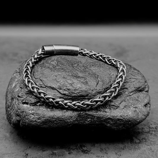 Gun Metal Snake Chain