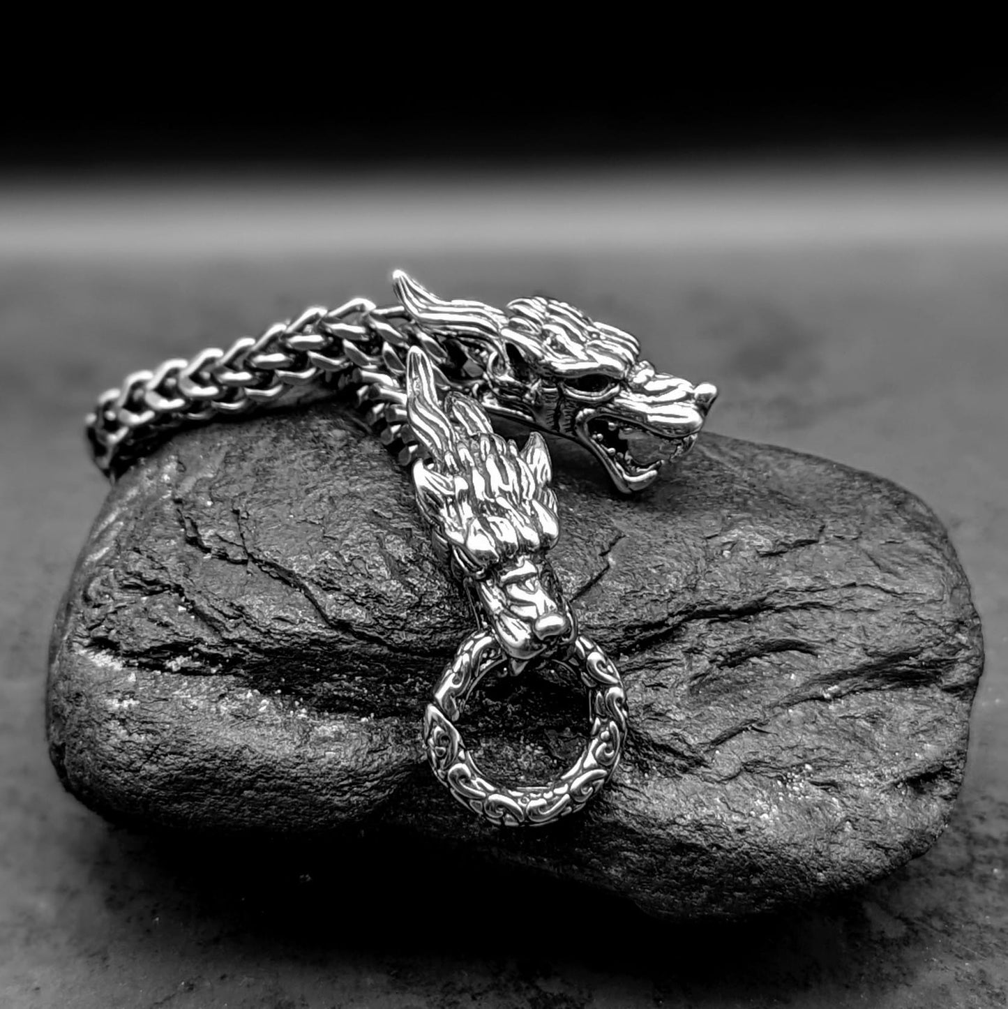 Double Dragon Snake Chain