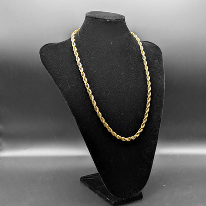 Chunky Gold Rope Chain