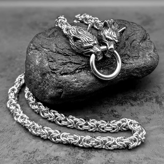 Double Wolf Round Byzantine