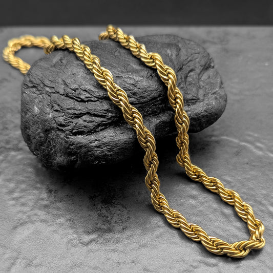 Chunky Gold Rope Chain