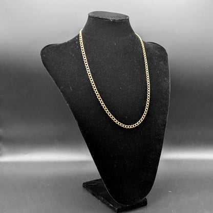 Thin Flat Gold Curb