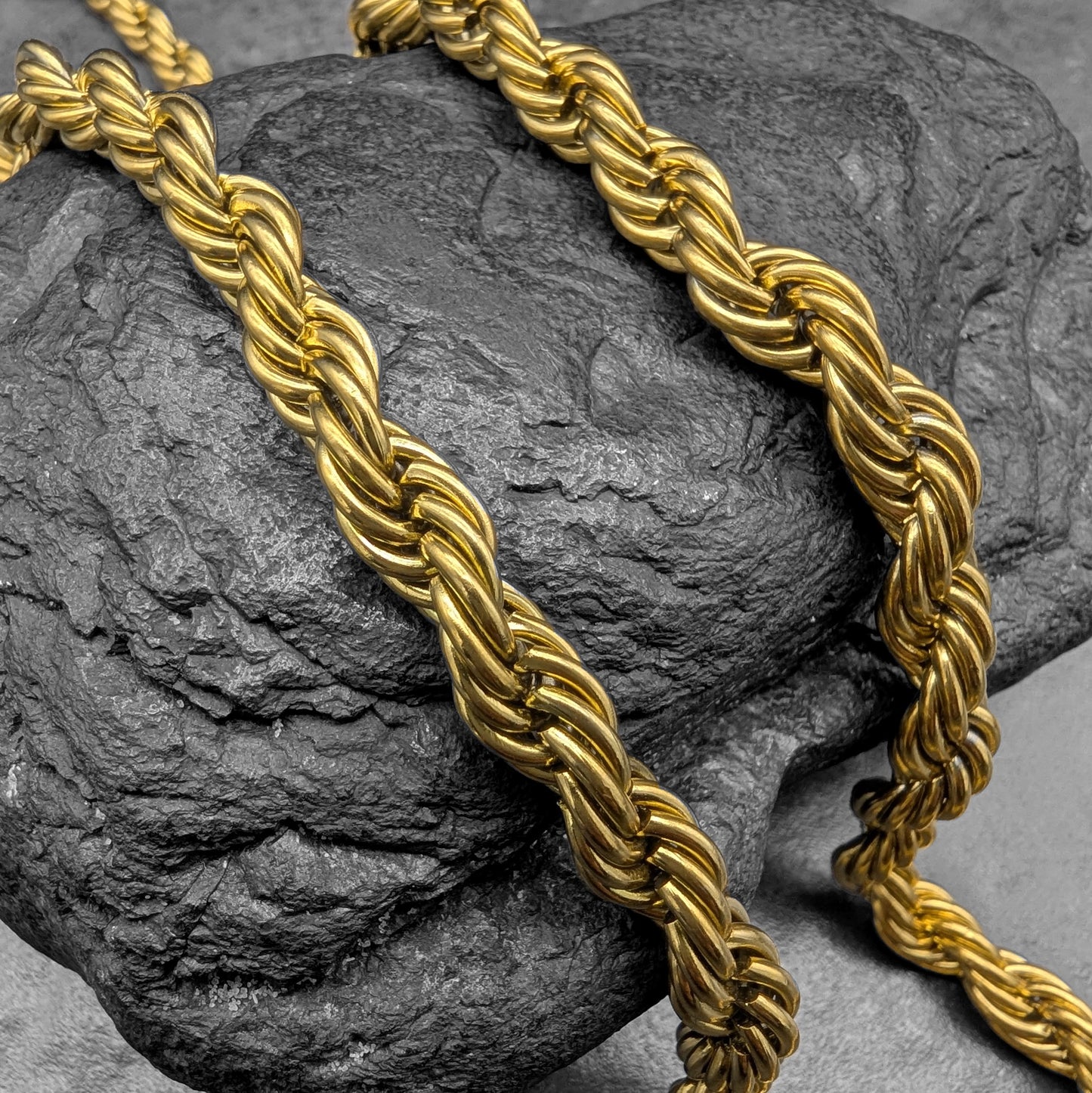 Chunky Gold Rope Chain