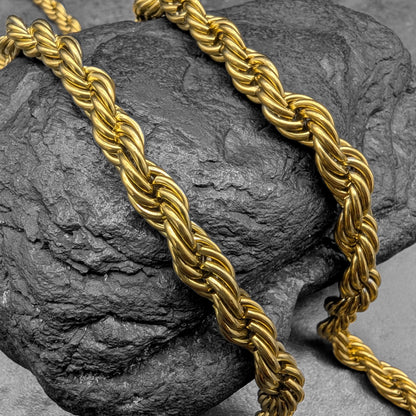 Chunky Gold Rope Chain