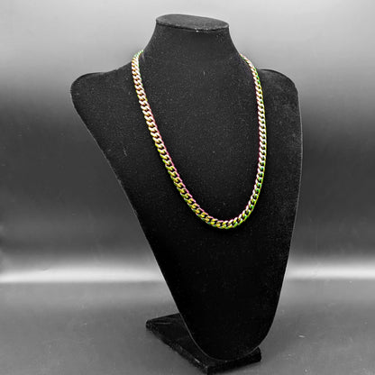 Iridescent Diamond Cut Curb