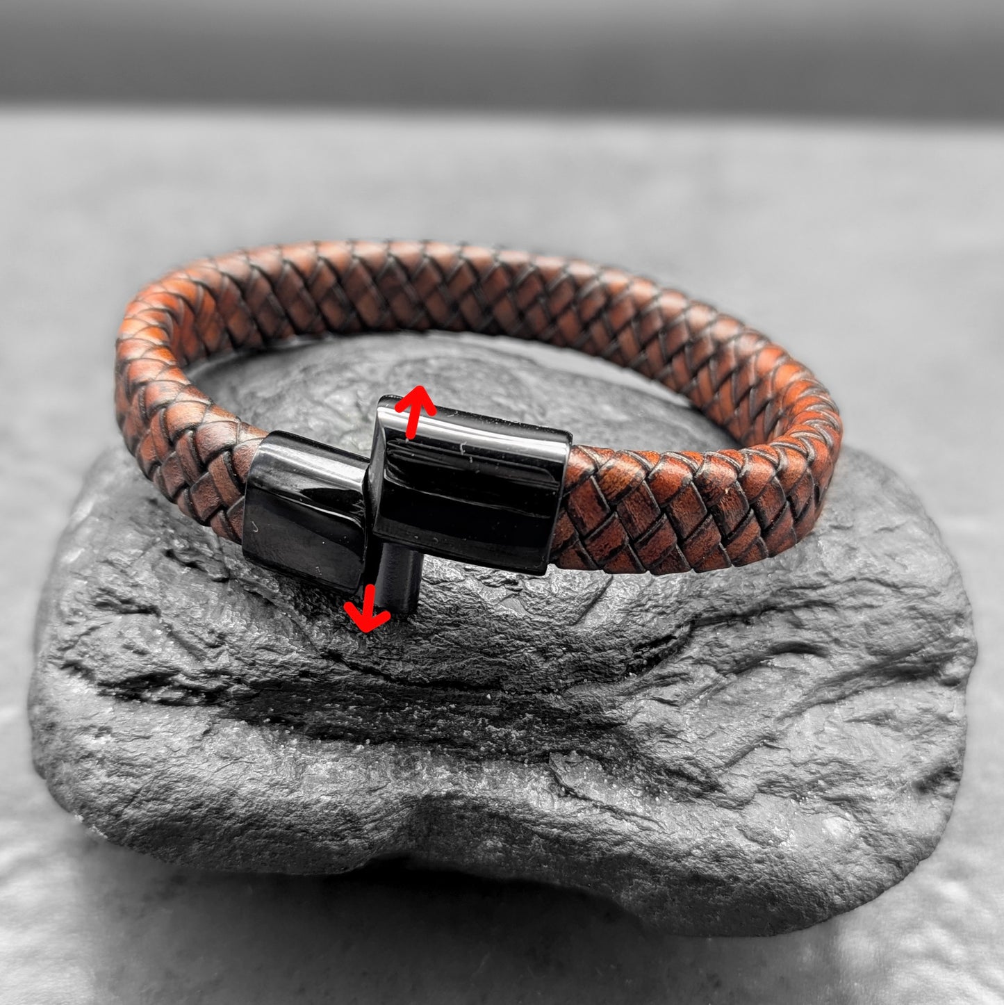 Braided Brown Leather