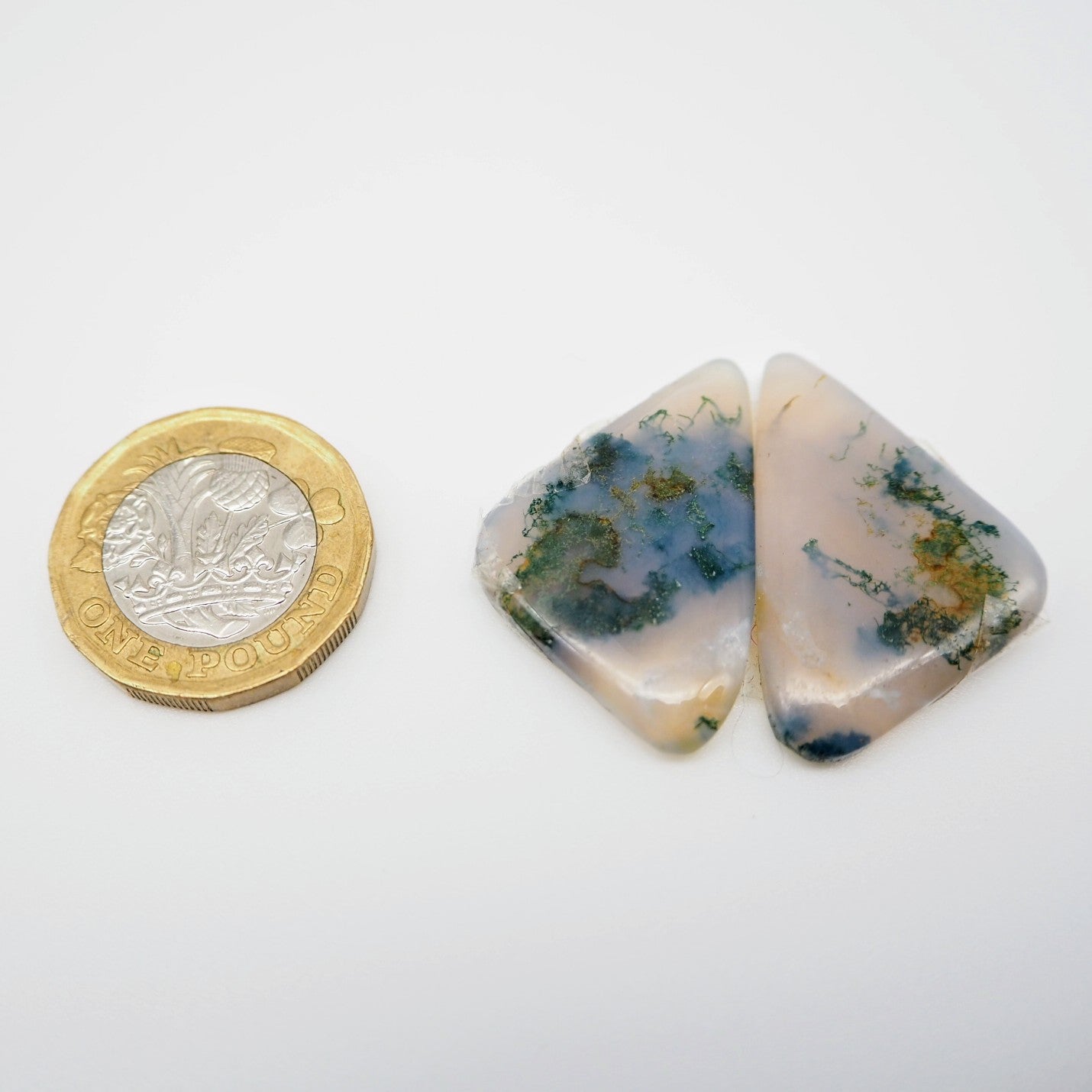 Moss Agate Pairs