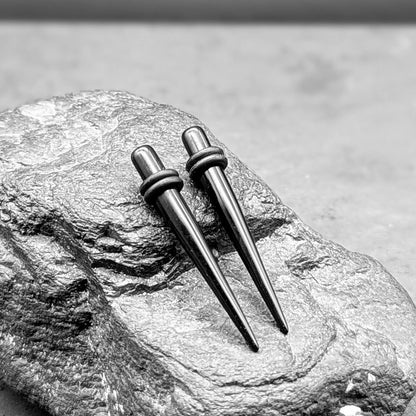 Black Cone Taper Ear Stretching Kit