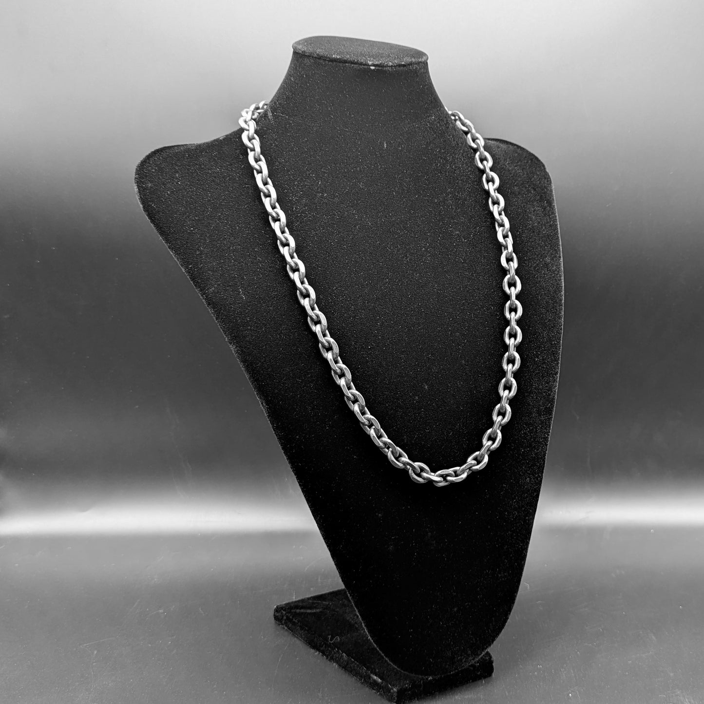 Chunky Gun Metal Chain Link
