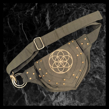 Flower of Life Medium Beltbag