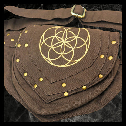 Flower of Life Medium Beltbag