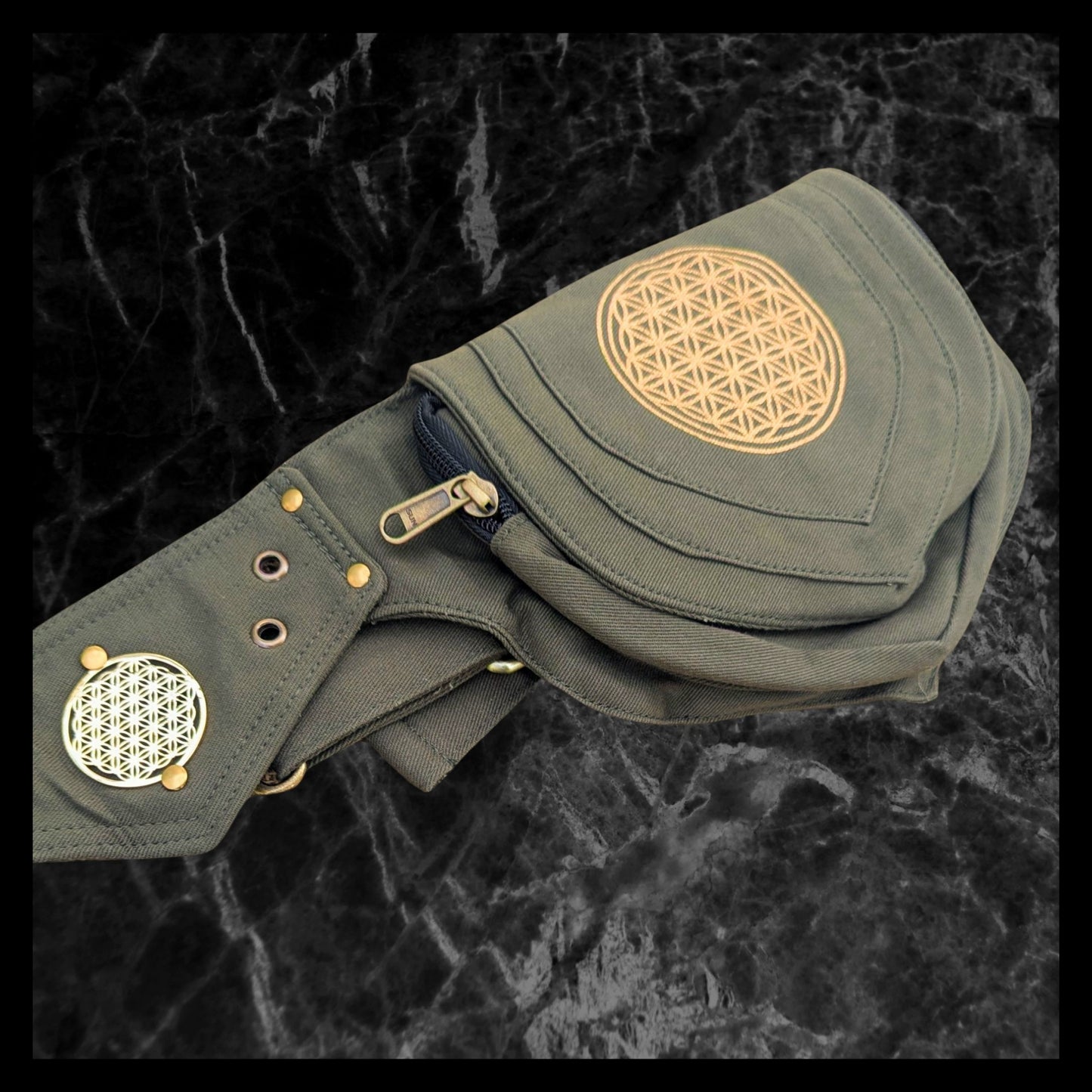 Flower of Life Large Beltbag