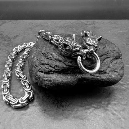 Double Wolf Chunky Byzantine