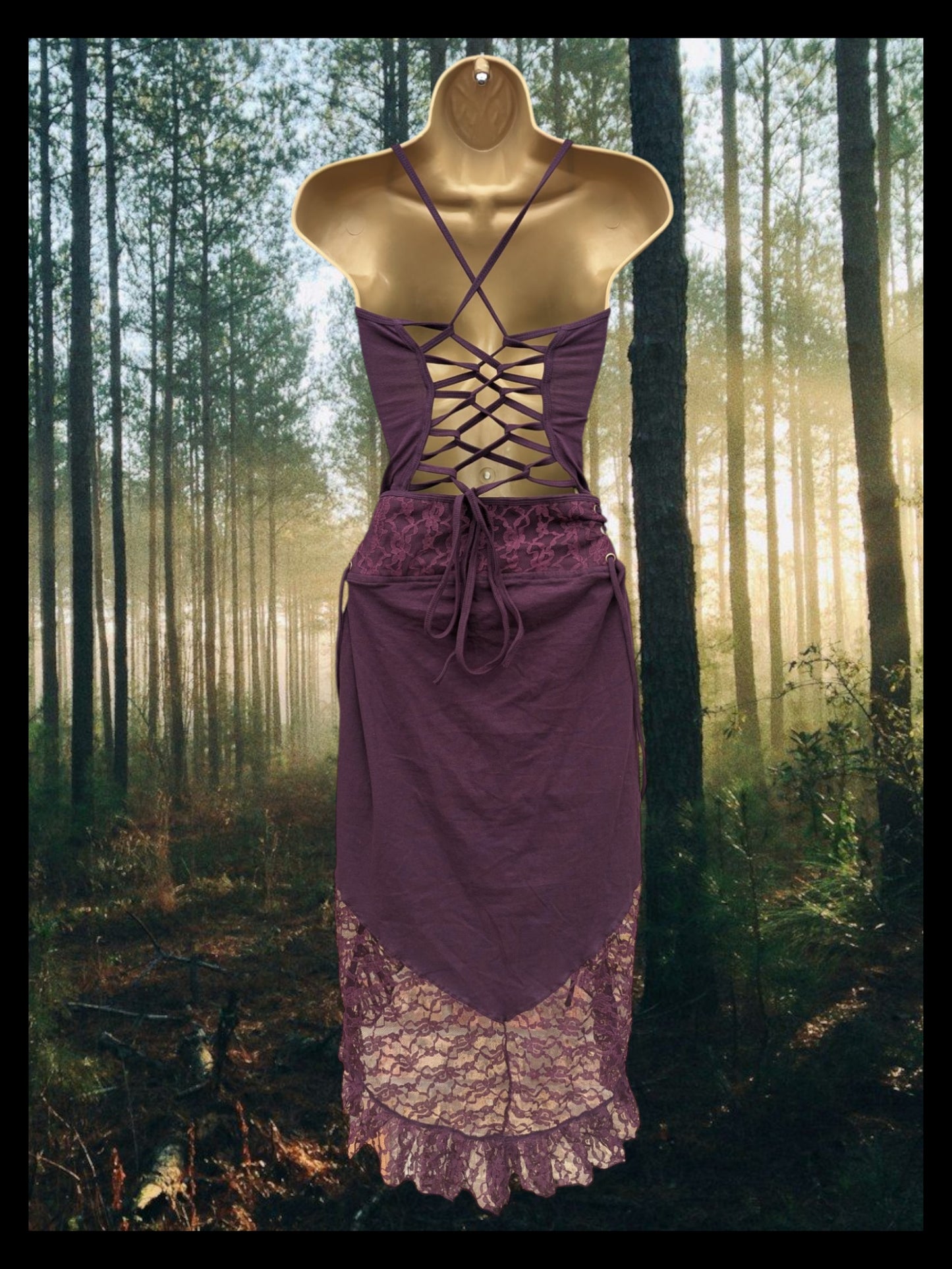 Fae Dress with Corset Waist & Adjustable Length