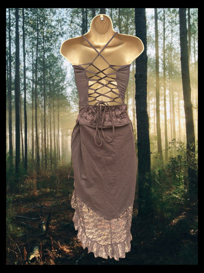Fae Dress with Corset Waist & Adjustable Length