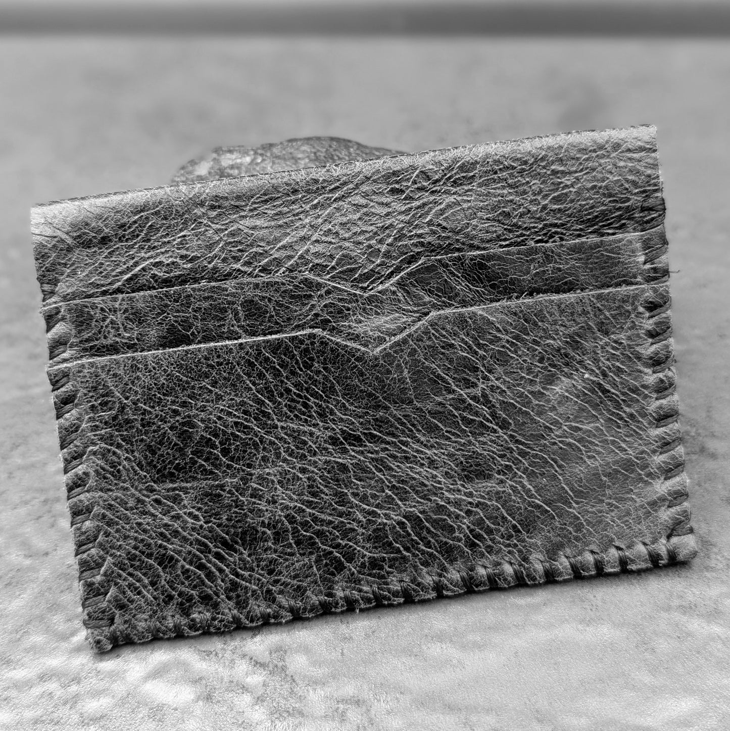 Natural Black Compact Wallet