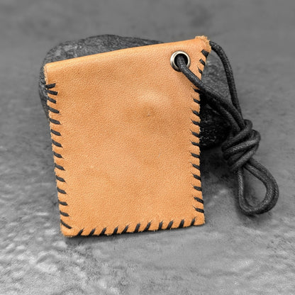 Green Corded Pouch