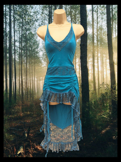 Fae Dress with Corset Waist & Adjustable Length