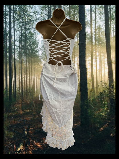 Fae Dress with Corset Waist & Adjustable Length
