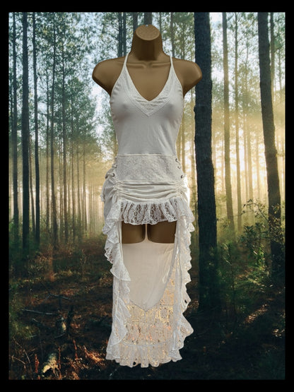 Fae Dress with Corset Waist & Adjustable Length