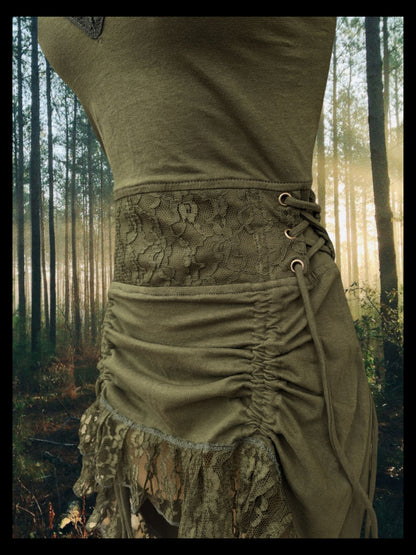 Fae Dress with Corset Waist & Adjustable Length