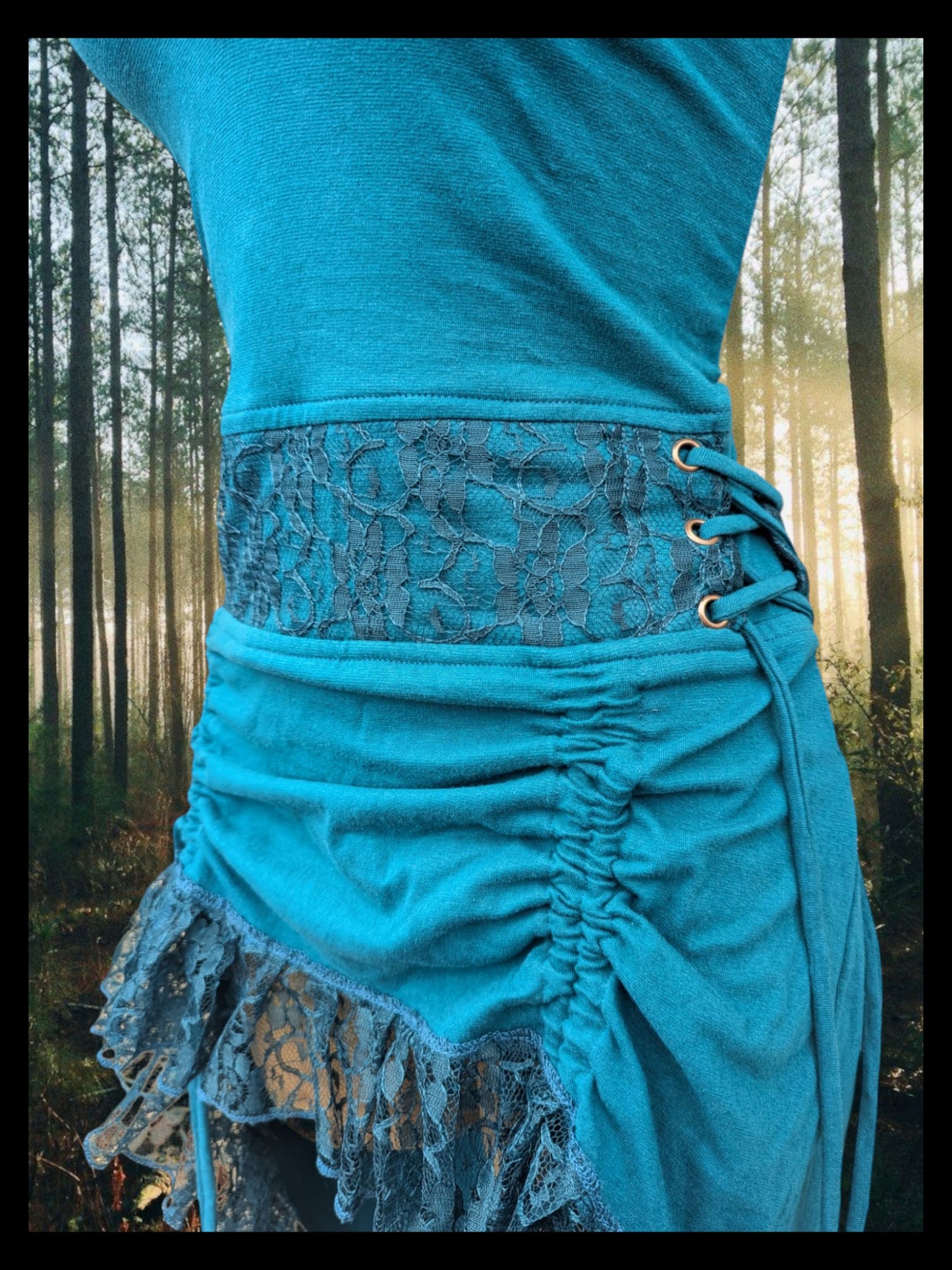 Fae Dress with Corset Waist & Adjustable Length