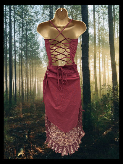 Fae Dress with Corset Waist & Adjustable Length